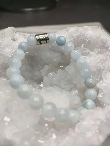 BRACELET EN AIGUE MARINE