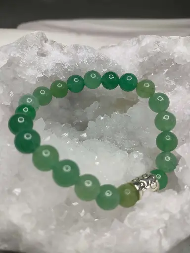 BRACELET EN AVENTURINE VERTE